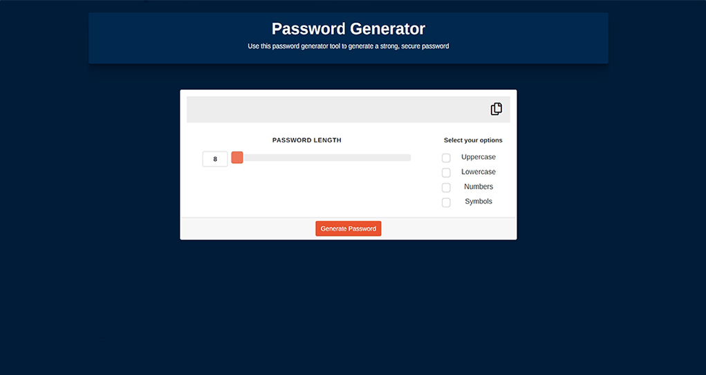 Password Generator